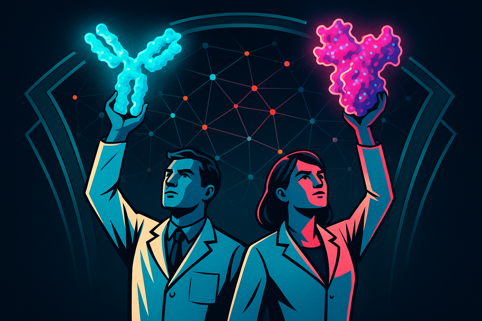 A small academic lab using AI tools to design novel therapeutics