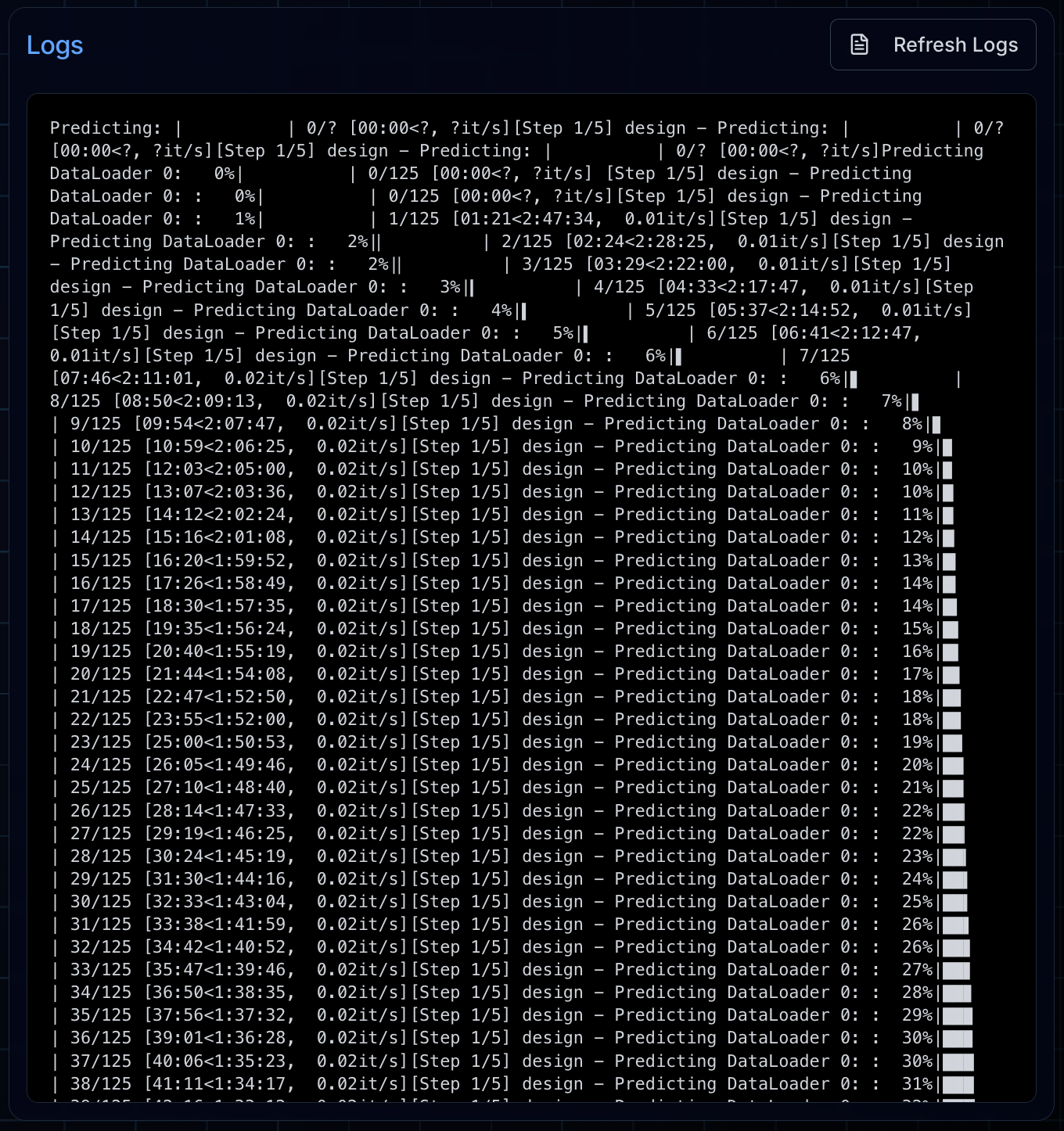 BoltzGen log viewer